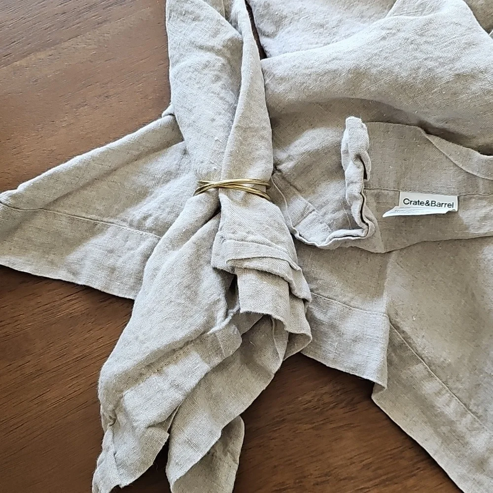 Crate & Barrel Linen Napkins